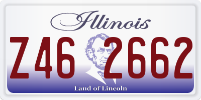 IL license plate Z462662