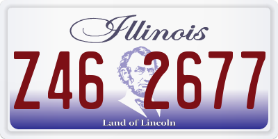 IL license plate Z462677