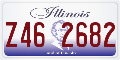 IL license plate Z462682