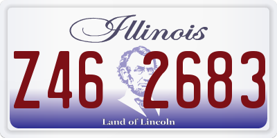 IL license plate Z462683