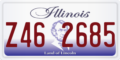 IL license plate Z462685