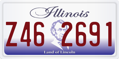 IL license plate Z462691