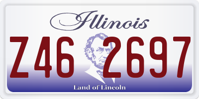 IL license plate Z462697