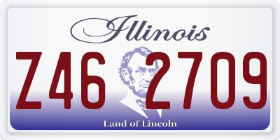 IL license plate Z462709