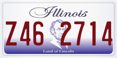IL license plate Z462714