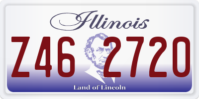 IL license plate Z462720