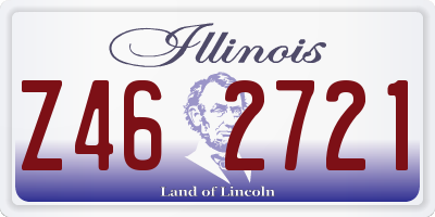 IL license plate Z462721