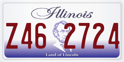 IL license plate Z462724