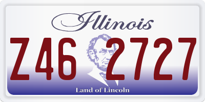 IL license plate Z462727