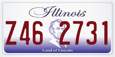 IL license plate Z462731