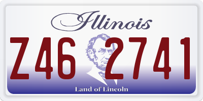 IL license plate Z462741