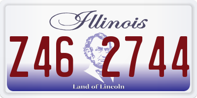 IL license plate Z462744
