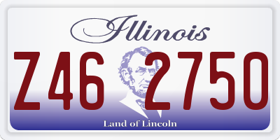 IL license plate Z462750