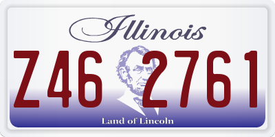 IL license plate Z462761