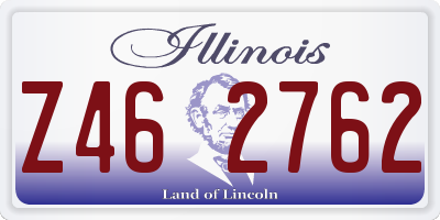 IL license plate Z462762