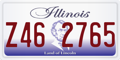 IL license plate Z462765