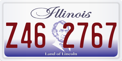 IL license plate Z462767