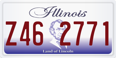 IL license plate Z462771