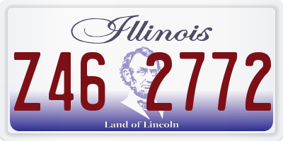 IL license plate Z462772
