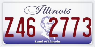 IL license plate Z462773