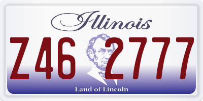 IL license plate Z462777