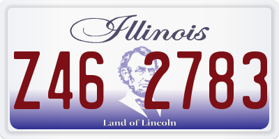 IL license plate Z462783
