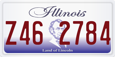 IL license plate Z462784