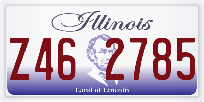 IL license plate Z462785