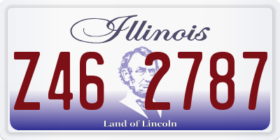 IL license plate Z462787