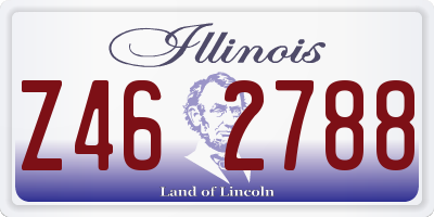 IL license plate Z462788
