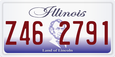 IL license plate Z462791