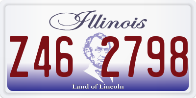IL license plate Z462798