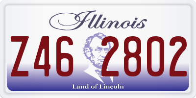 IL license plate Z462802