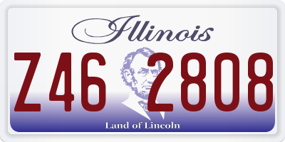 IL license plate Z462808