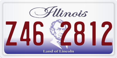 IL license plate Z462812