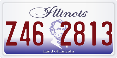 IL license plate Z462813
