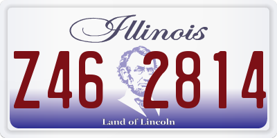 IL license plate Z462814
