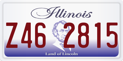 IL license plate Z462815