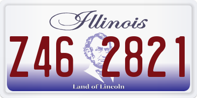 IL license plate Z462821