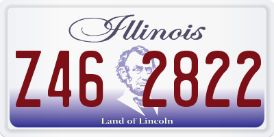 IL license plate Z462822