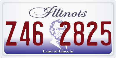 IL license plate Z462825