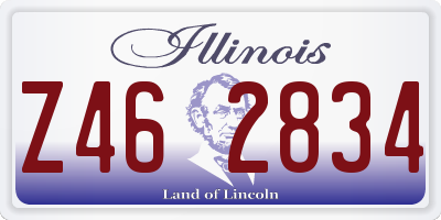 IL license plate Z462834