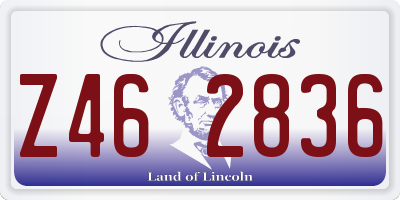 IL license plate Z462836