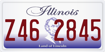 IL license plate Z462845