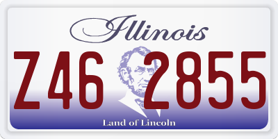 IL license plate Z462855