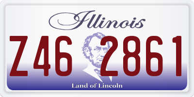IL license plate Z462861
