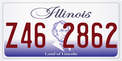 IL license plate Z462862