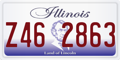 IL license plate Z462863