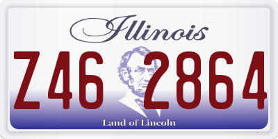 IL license plate Z462864