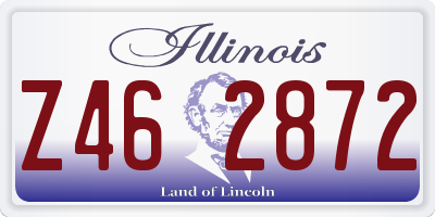 IL license plate Z462872